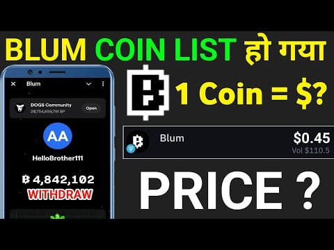 Blum Coin Price, Listing Date, and More: A Complete Guide